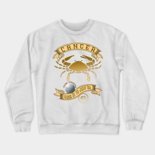 Cancer June 21 to July 22 Vintage Crewneck Sweatshirt